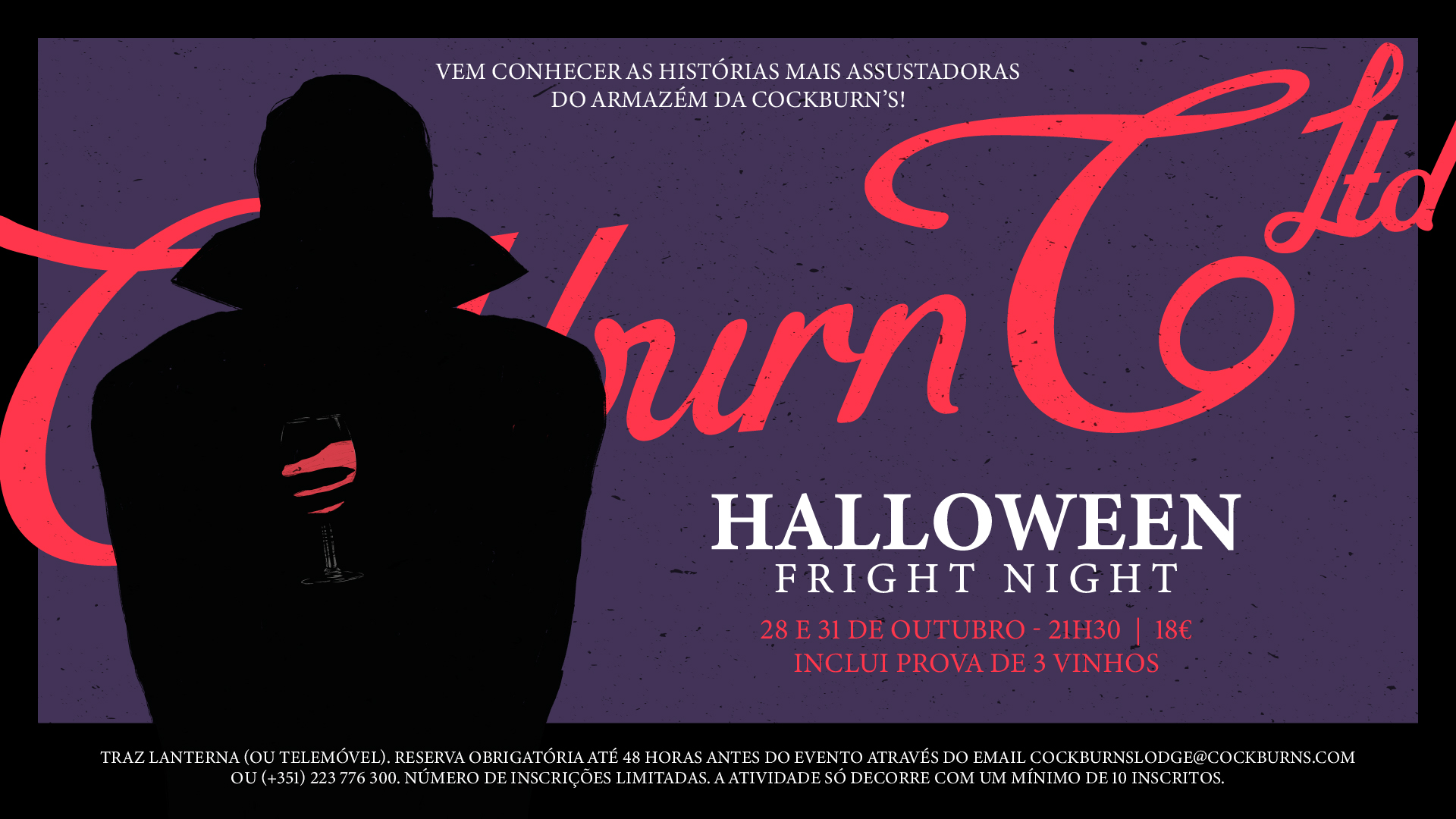 Espírito de Halloween invade caves Cockburn’s para ‘Fright Night’ 