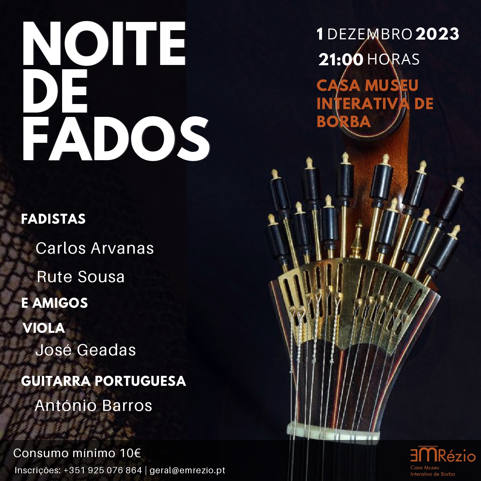 Noite de Fados na Casa Museu Interactiva de Borba