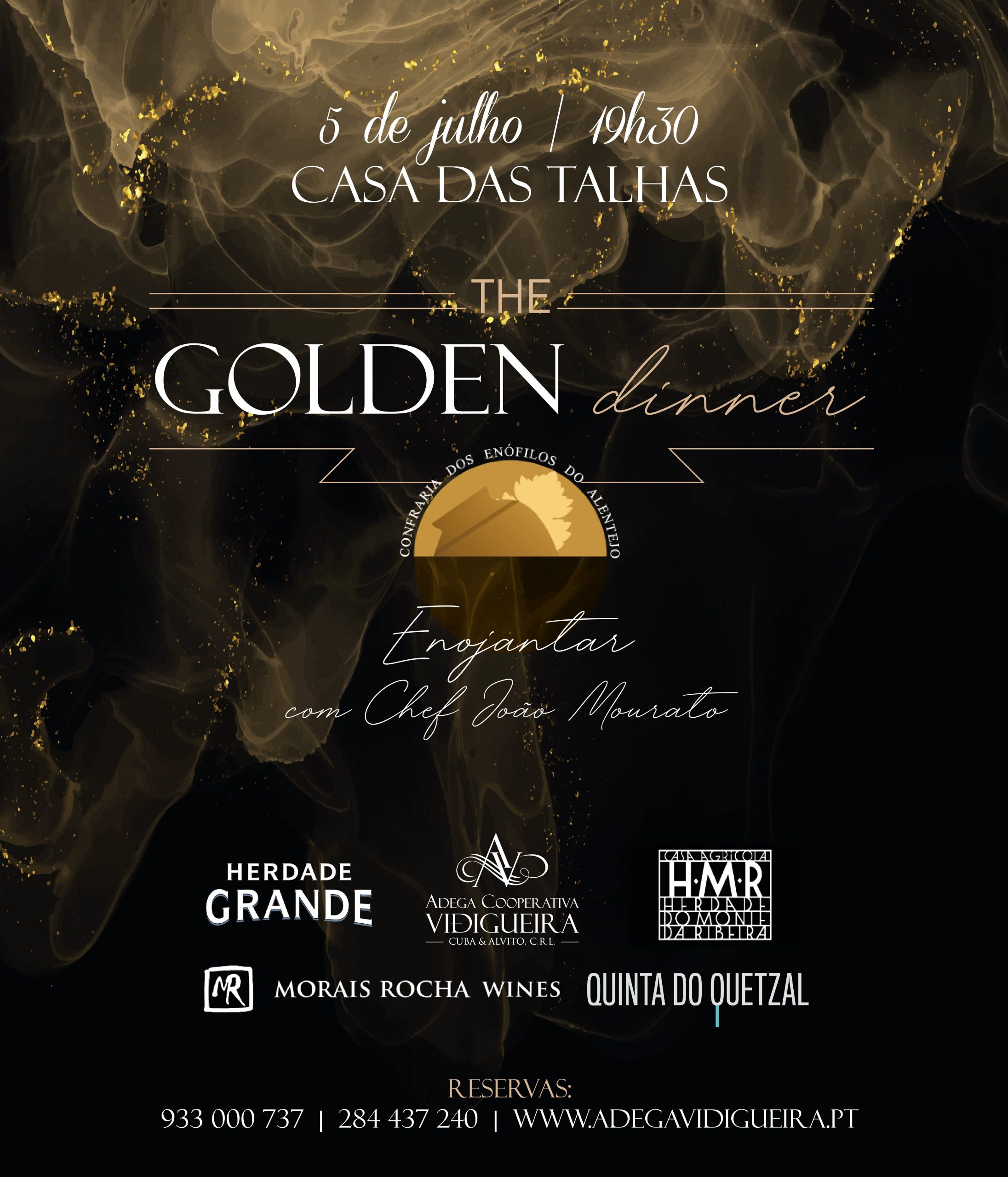 The Golden Dinner, enoturismo a ‘bombar’ na Vidiguiera
