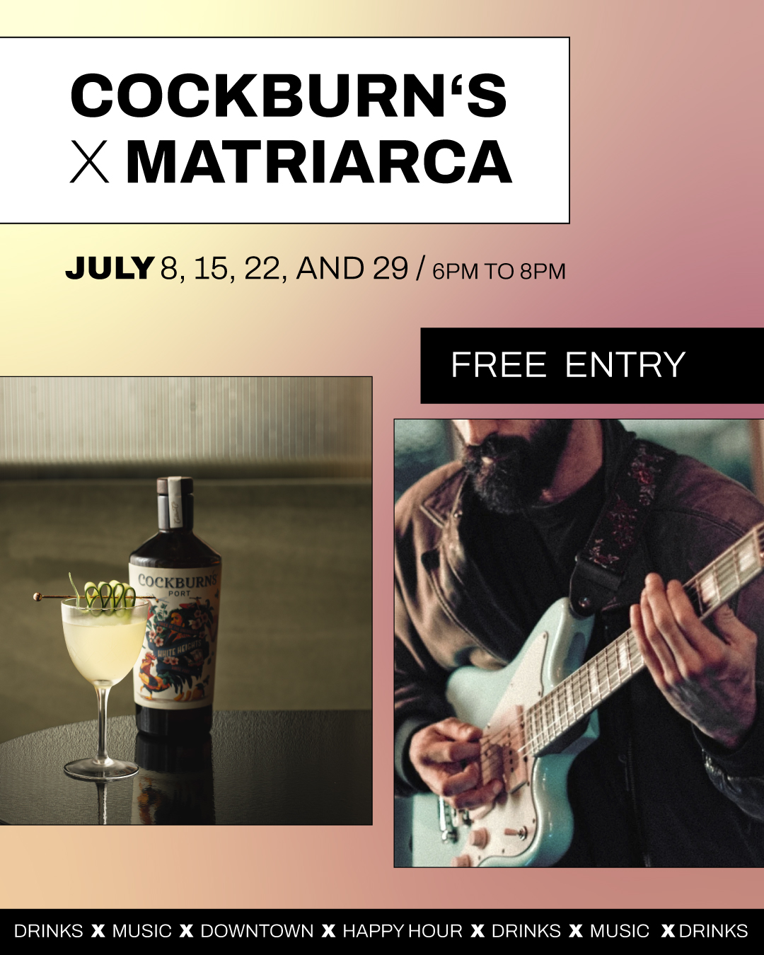 Matriarca Hosts the Cockburn’s Sessions